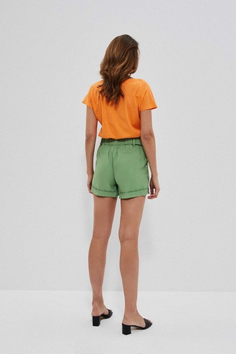 Szorty damskie, zielone, Moodo