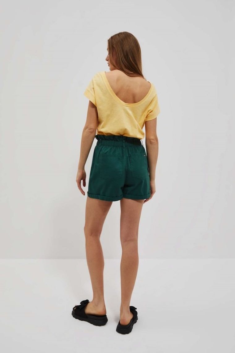 Szorty damskie, zielone, Moodo