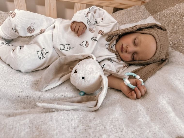 Szumisie, Mini-mini, Królik, zawieszka z mechanizmem szumiącym, beżowa