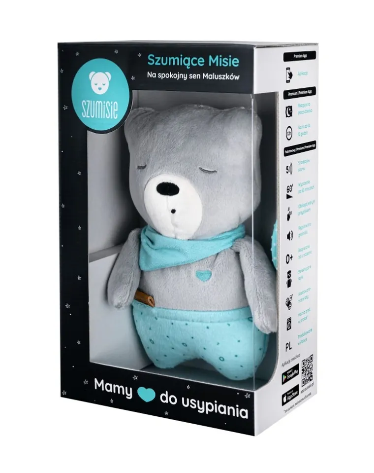 Szumisie, Szumiś Lucas, maskotka szumiąca z czujnikiem snu, 24 cm