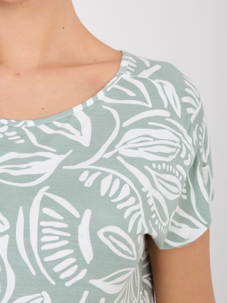 T-shirt damski, zielony, Sublevel