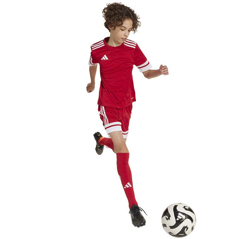 T-shirt dziecięcy, czerwony, Adidas Squadra