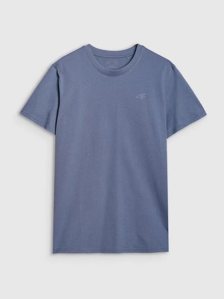 T-shirt męski, niebieski, 4F