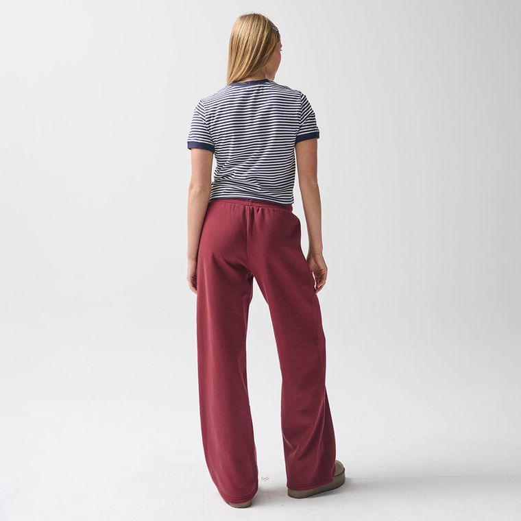 T-shirt z nadrukiem w paski o kroju crop NOWEAR