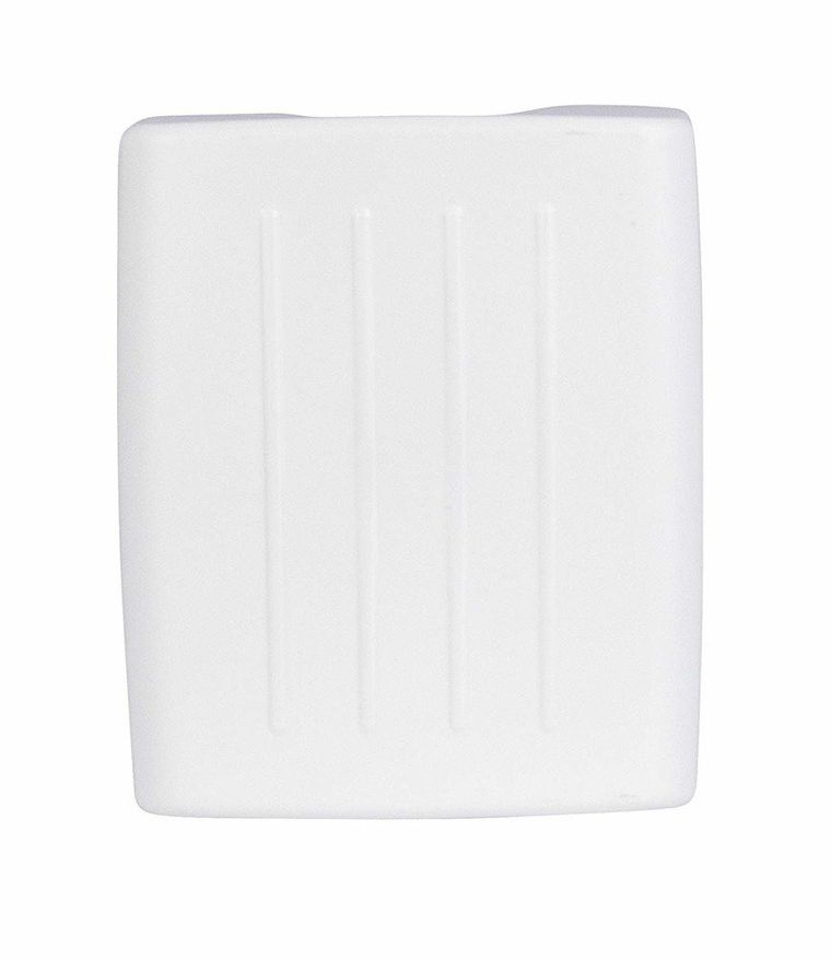 Taboret toaletowy z wyprofilowanym siedziskiem, plastikowy