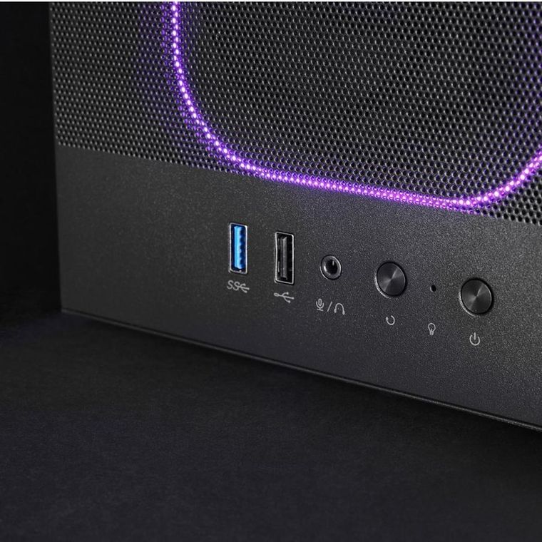 Tacens, Mars, obudowa komputerowa, MC-NEBULA BLACK ATX 4xARGB fans