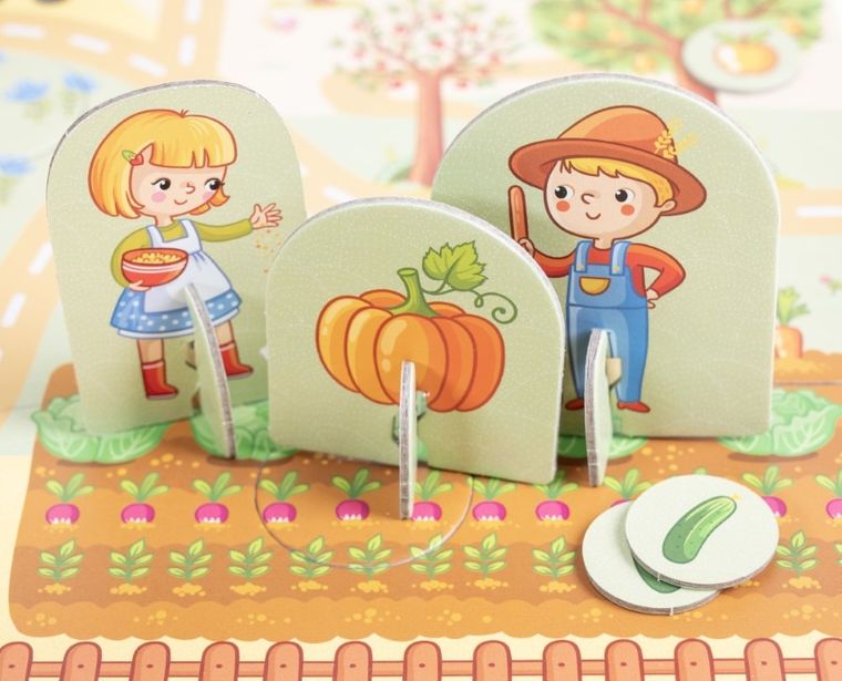 Tactic, Moje pierwsze puzzle i zabawa, Kot na farmie, puzzle z grą