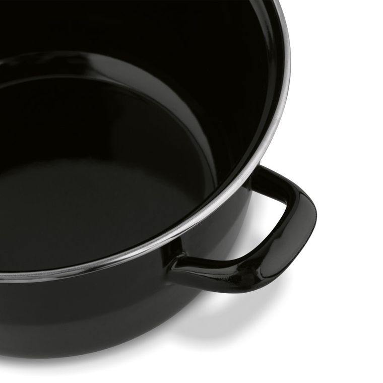 Tadar, emaliowany garnek do frytek z sitkiem, 22 cm