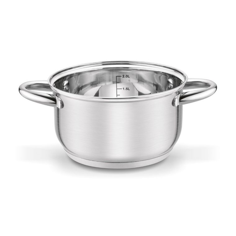 Tadar, garnek stalowy z pokrywką 18 cm, 2.6l, Cori