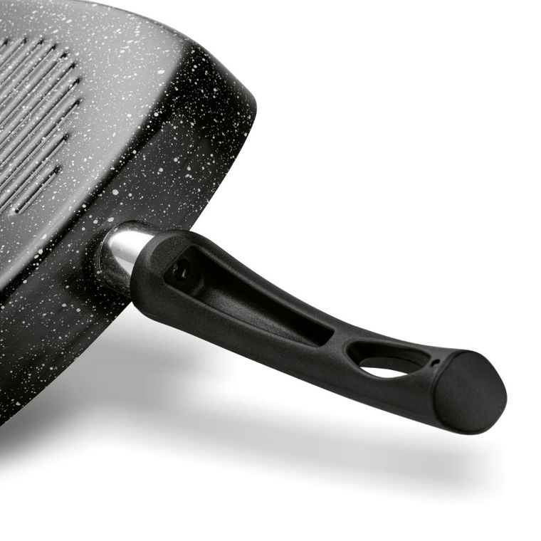 Tadar, Marmara, patelnia grillowa, czarna, 26 cm