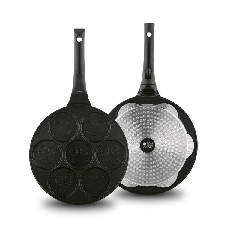 Tadar, patelnia do jajek, placuszków, emotki, 26,5 cm