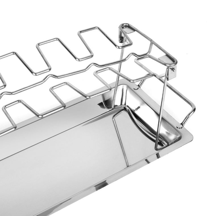 Tadar, stojak do pieczenia i grillowania, z tacką, BBQ