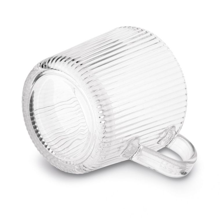 Tadar, Sue, komplet szklanych kubków, w paski, 450 ml, 6 szt.