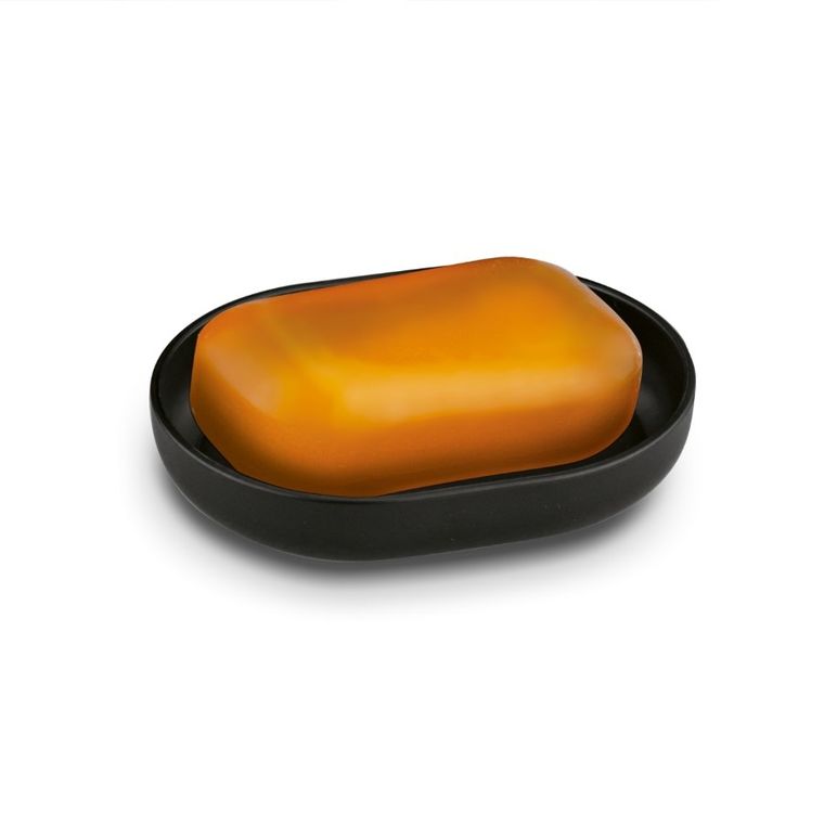 Tadar, zestaw łazienkowy, czarny mat, 4 elementy