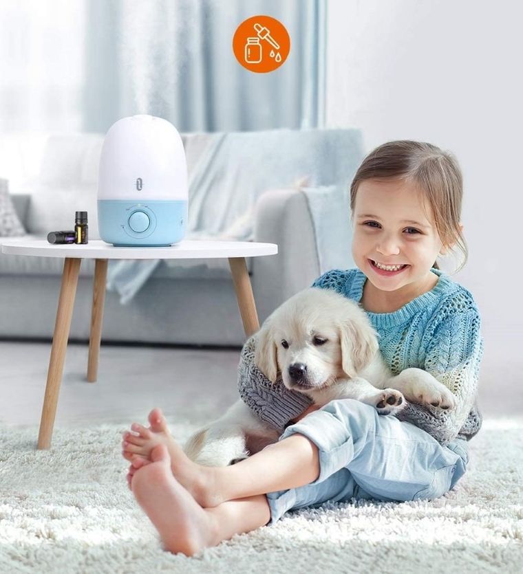 TaoTronics, nawilżacz powietrza dla dzieci, z dyfuzorem olejków i lampką nocną