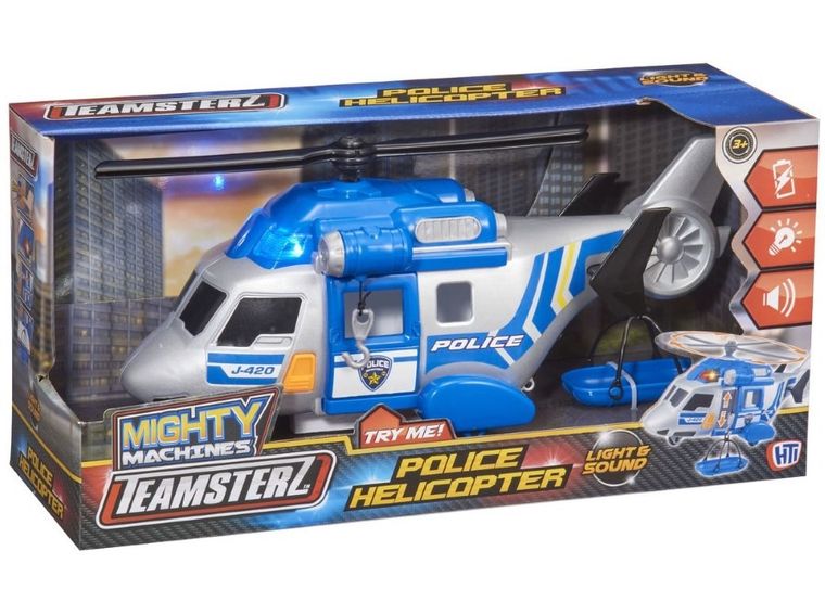 Teamsterz, Helikopter policyjny, pojazd ratunkowy, światło i dźwięk