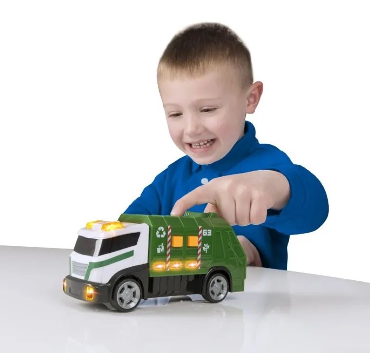 Teamsterz, Śmieciarka, pojazd, światło i dźwięk