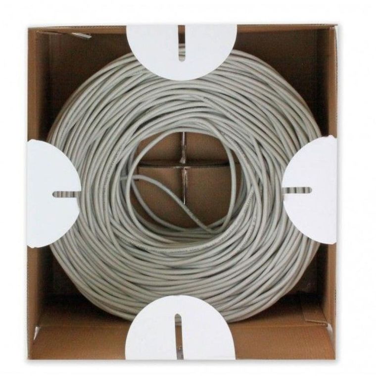 Techly, kabel skrętka, F/UTP, kat. 5E, 305m