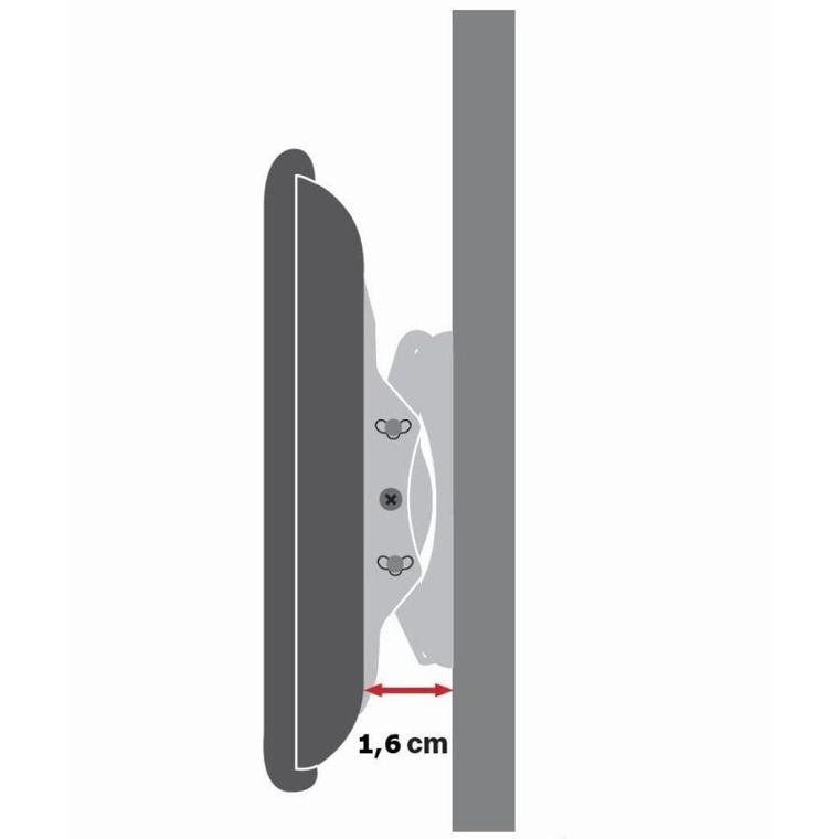 Techly, uchwyt ścienny TV LED/LCD, 42-80"