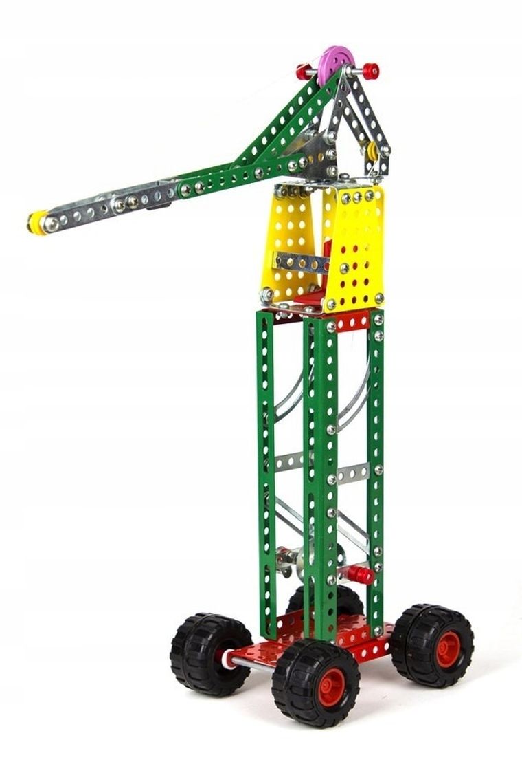 TechnoK, klocki konstrukcyjne, metalowe, pojazdy, 7w1, 289 elementów