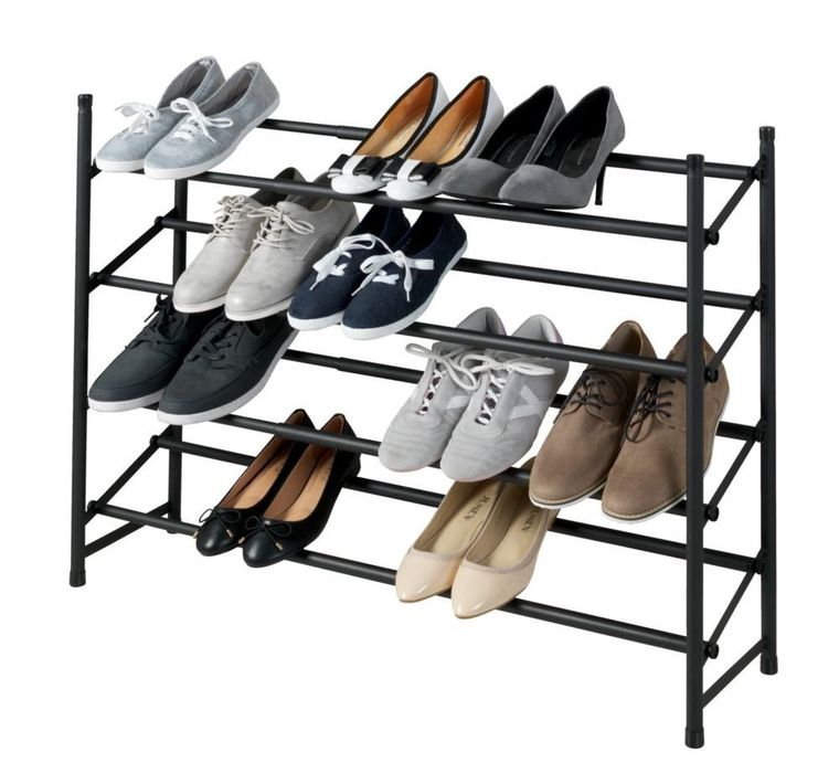 Teleskopowy stojak na buty, hero, czarny