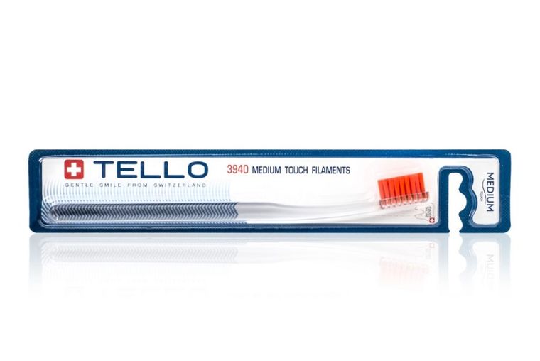 Tello, 3940 Medium, szwajcarska szczoteczka do zębów