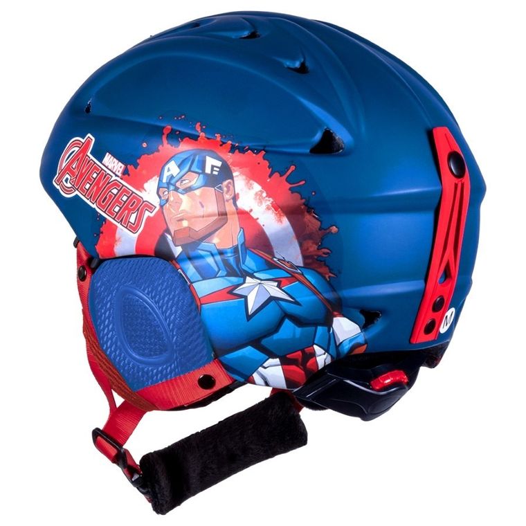 The Avengers, Kapitan Ameryka, kask narciarski, rozmiar 55-58 cm