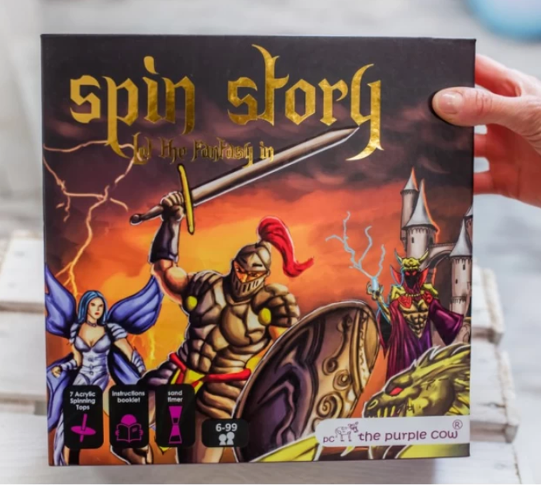 The Purple Cow, Spin Story, gra edukacyjna