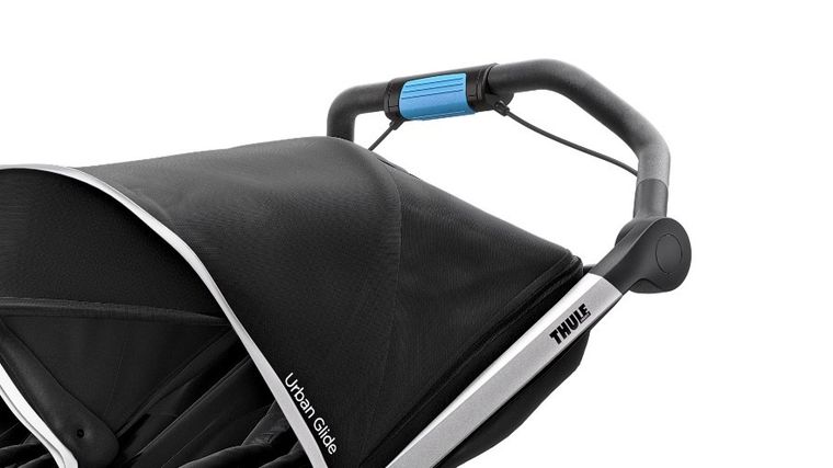 Thule, Urban Glide 2, wózek spacerowy bliźniaczy, jet black