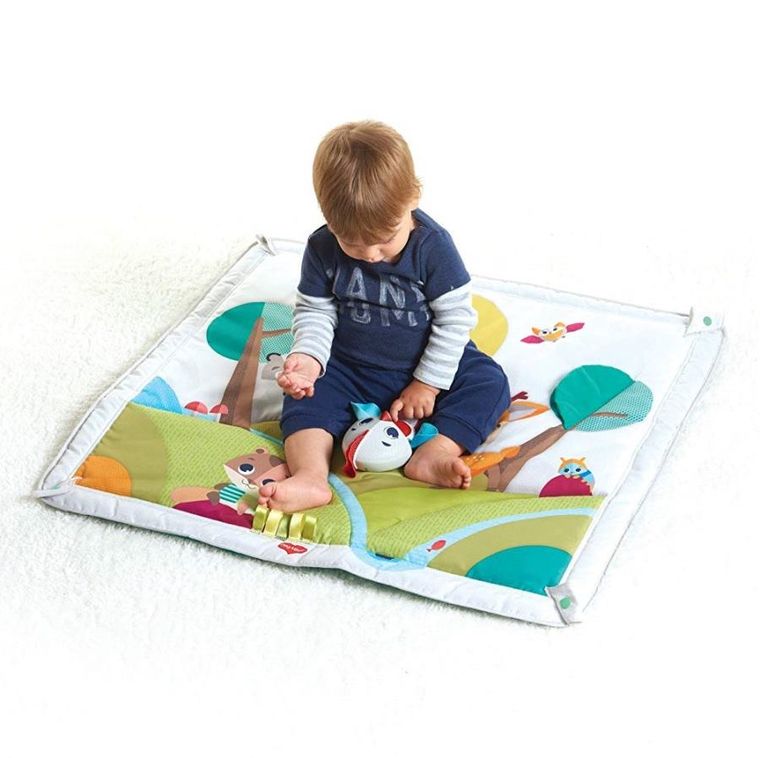 Tiny Love, Leśna Kraina, gimnastyka dla bobasa z pałąkami, mata edukacyjna