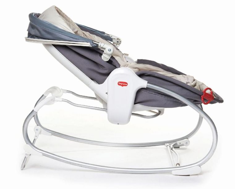 Tiny Love, wielofunkcyjny leżaczek bujaczek łóżeczko 3w1, szary