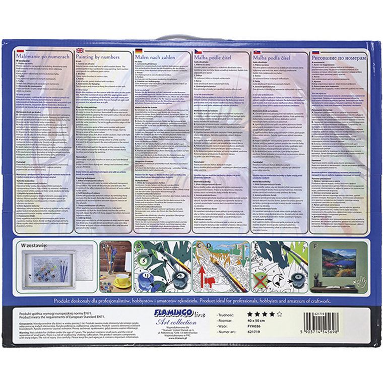 Titanum, malowanie po numerach, Pomost nad morzem, 40-50 cm