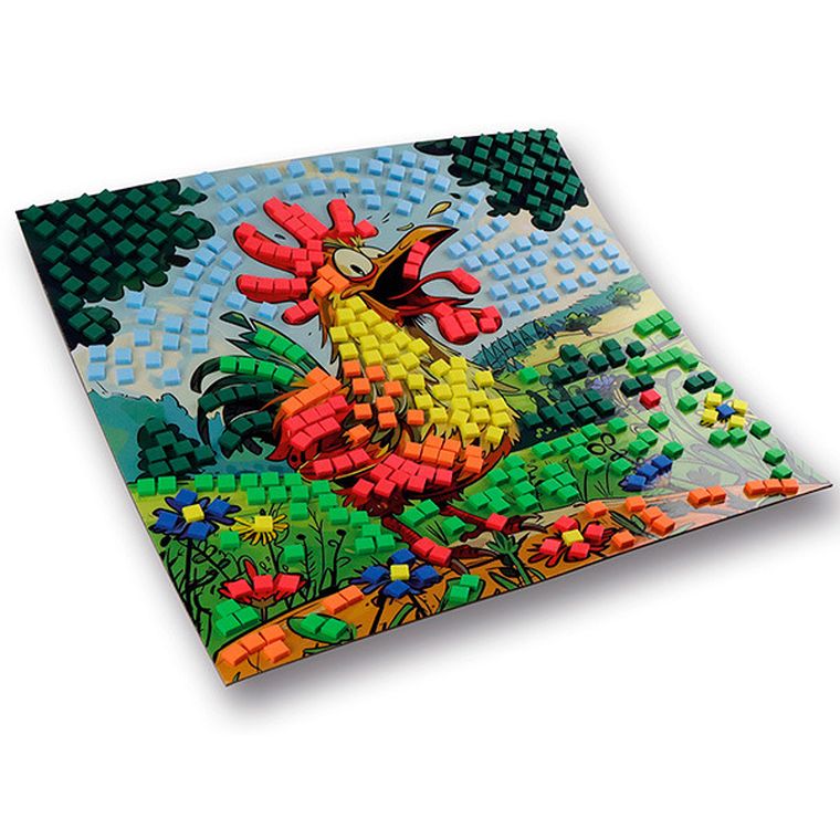 Titanum, mozaika piankowa, kogut, 25-25 cm