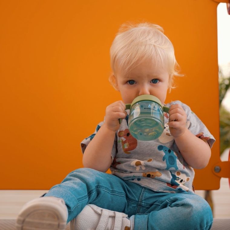 Tommee Tippee, Sippee, kubek treningowy, zielony, 190 ml