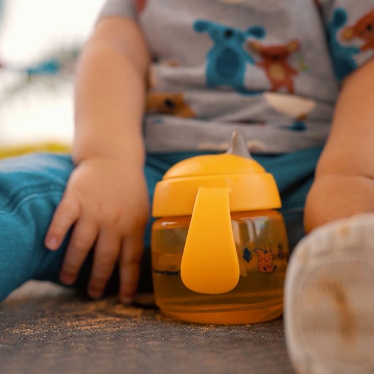 Tommee Tippee, Sippee, kubek treningowy, żółty, 190 ml