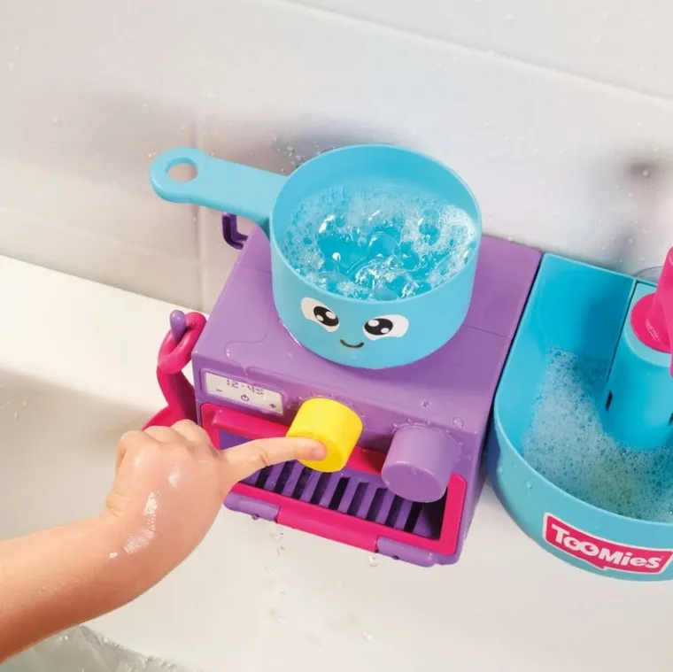 Tomy, Toomies, Fabryka piany, kuchnia, zabawka do kąpieli