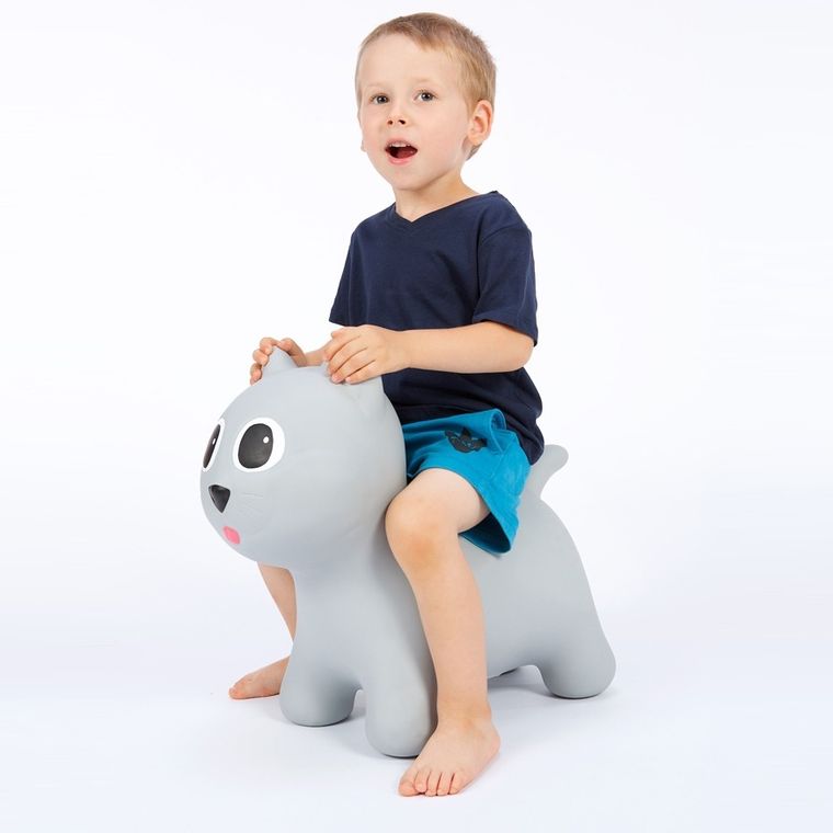 Tootiny, Kotek, skoczek z pompką, szary