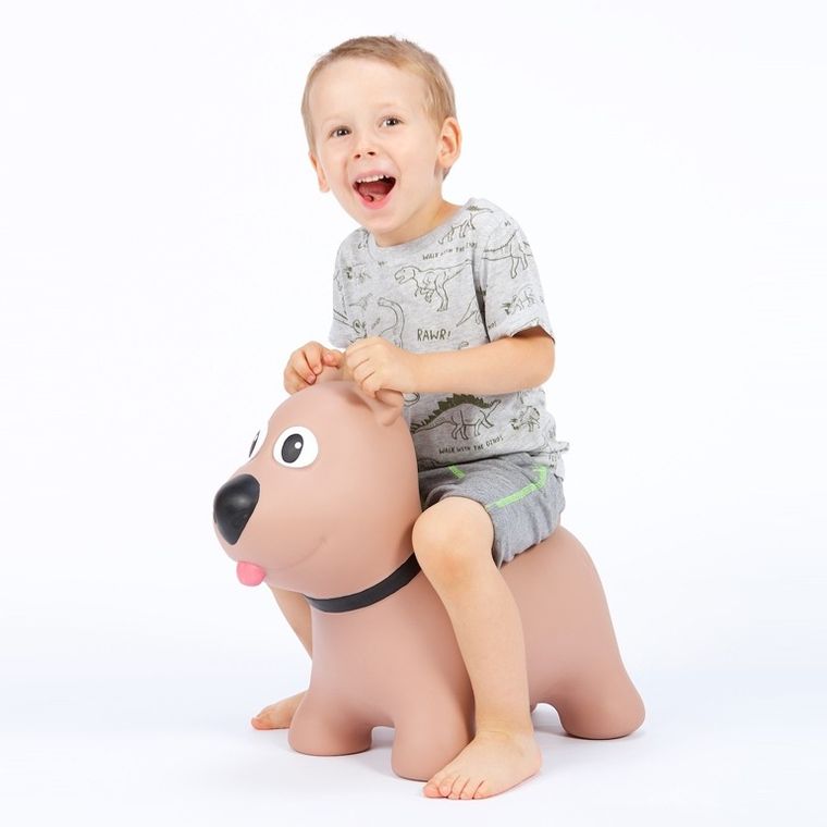 Tootiny, Piesek, skoczek z pompką, brązowy