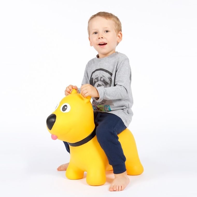 Tootiny, Piesek, skoczek z pompką, żółty