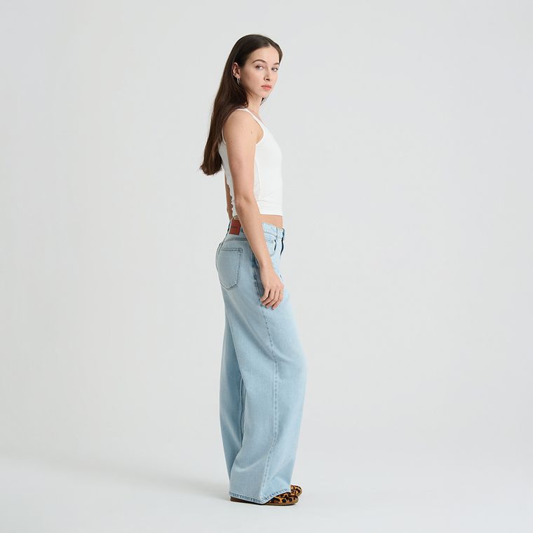 Top bez rękawów z domieszką modalu NOWEAR