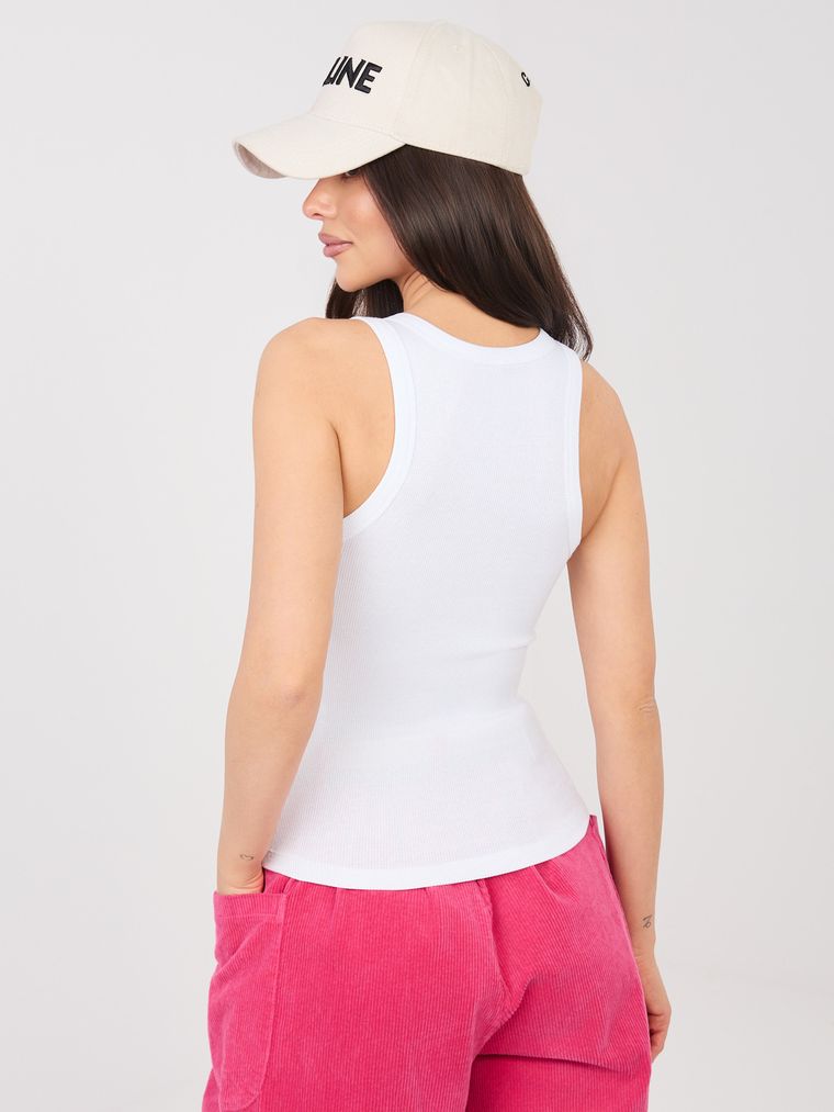 Top damski, biały, Sublevel