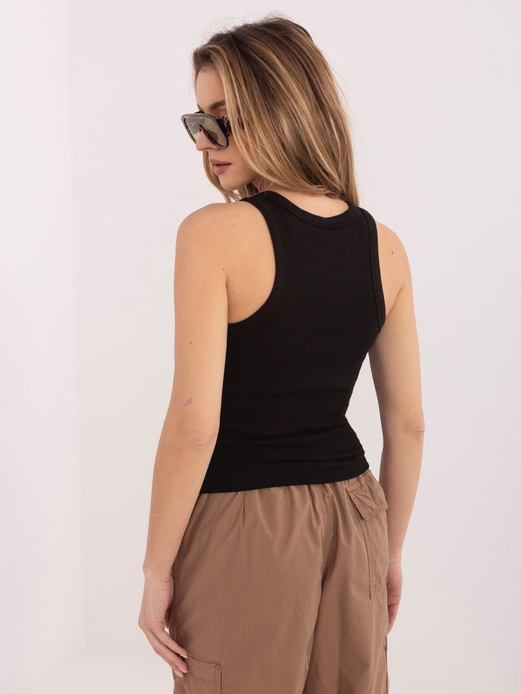 Top damski, czarny, Sublevel