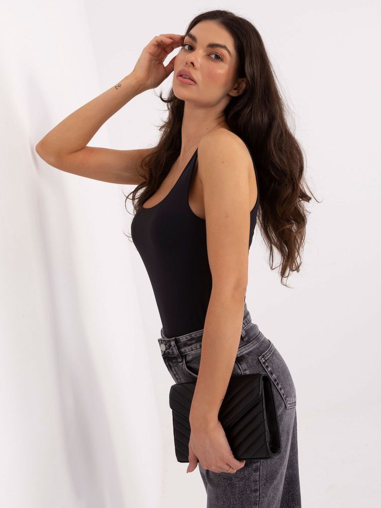 Top damski, czarny, Sublevel