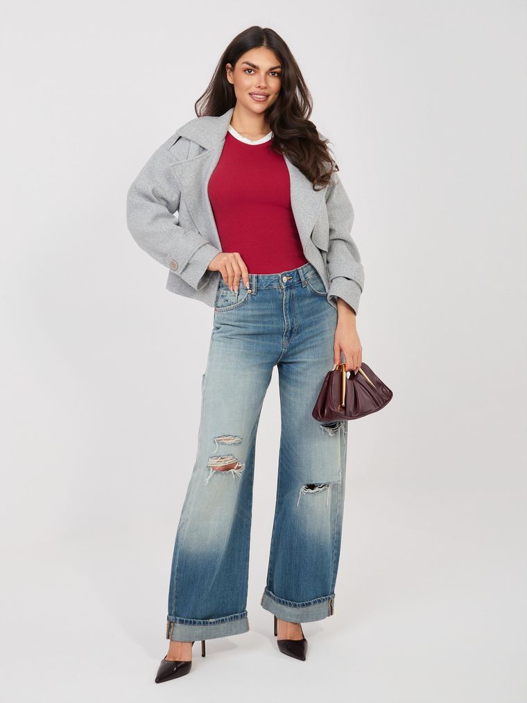 Top damski, czerwony, Sublevel