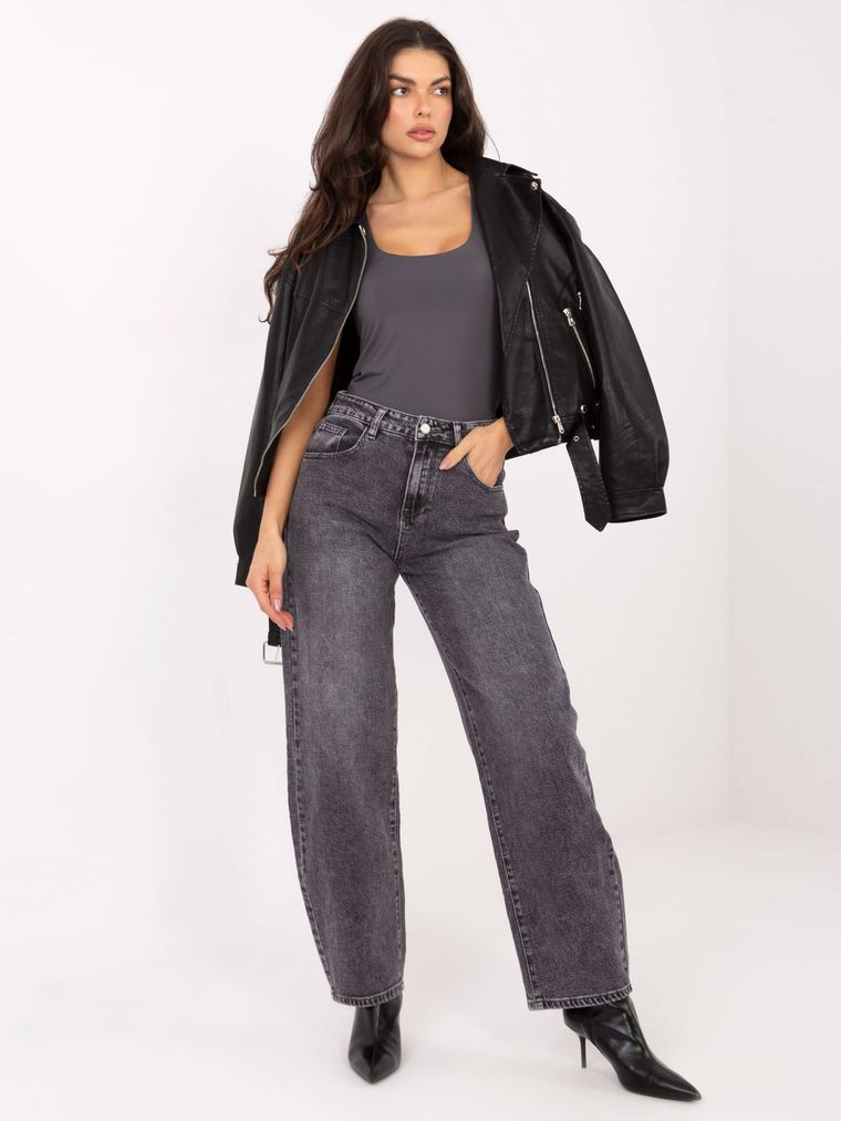 Top damski, grafitowy, Sublevel