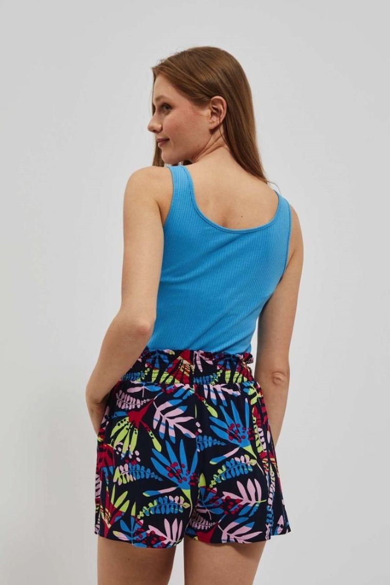 Top damski, niebieski, Moodo