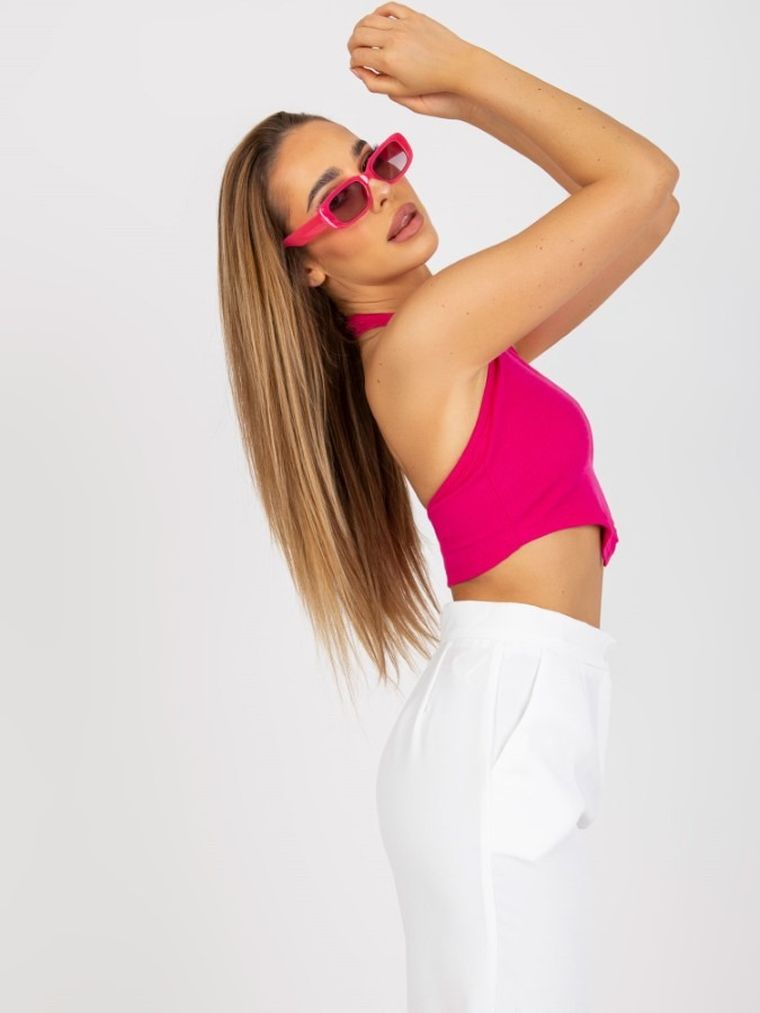 Top damski, różowy, Rue Paris