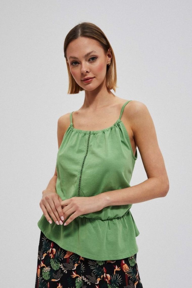 Top damski, zielony, Moodo