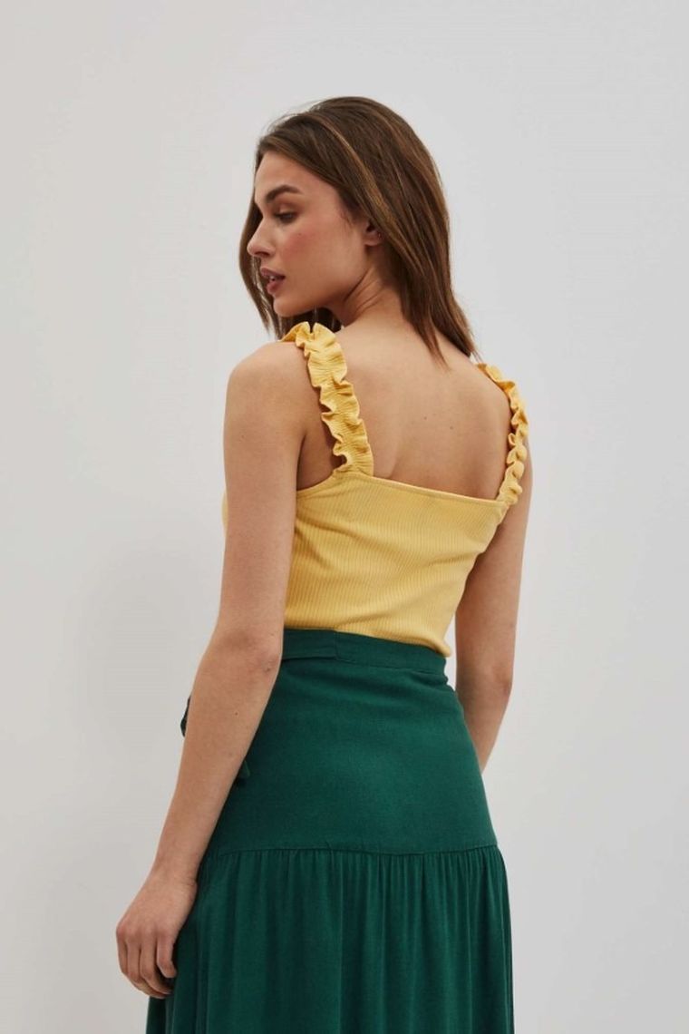 Top damski, żółty, Moodo