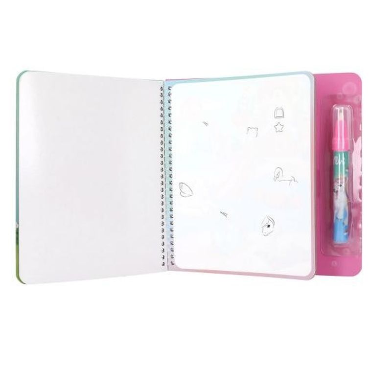 Top Model, Jednorożec Ylvi, Aqua Magic Book, kolorowanka z wodnym pisakiem